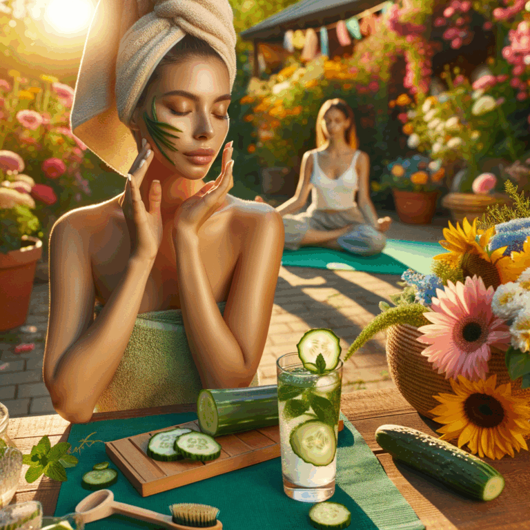 fais moi une image pour cet article : Soin d'été : chouchoutez votre peau et votre silhouette en beauté
