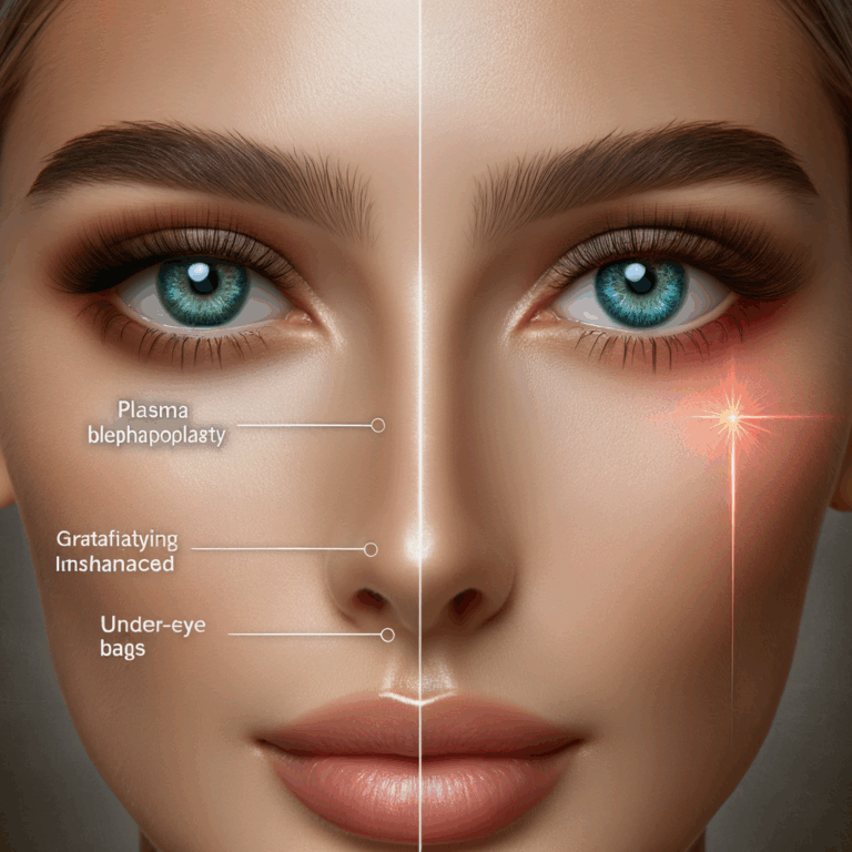 La blépahroplastie plasma : image représentant avantageusement un regard amélioré par cette technique